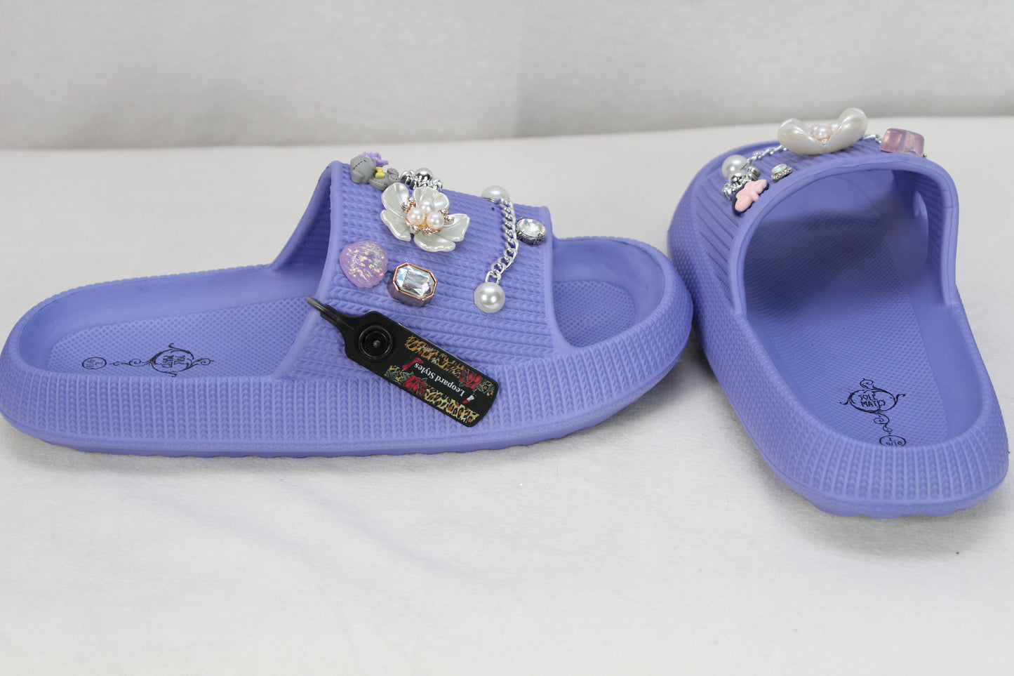 Purple flower Sandals