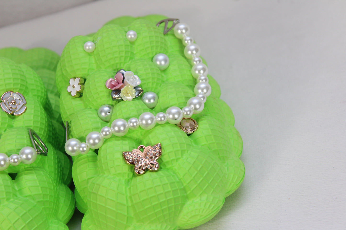 Pearl Green Sandals