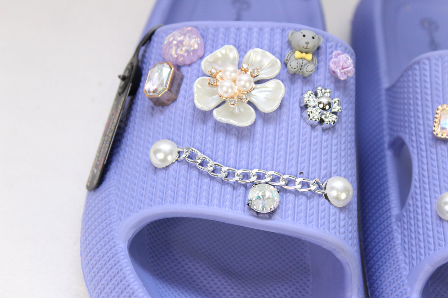 Purple flower Sandals