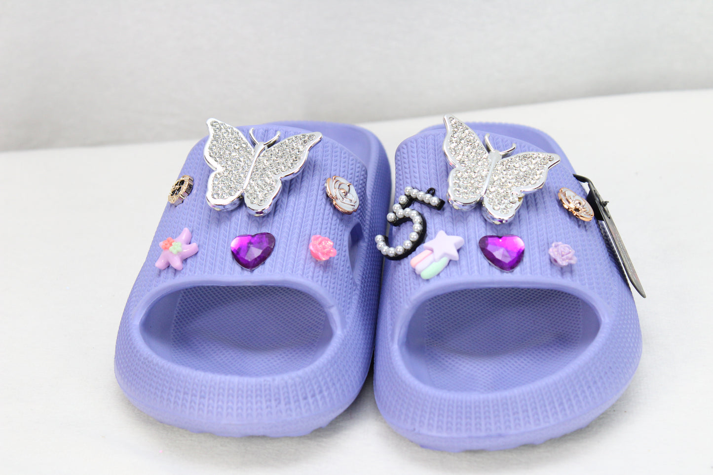 Purple Butterfly Sandals