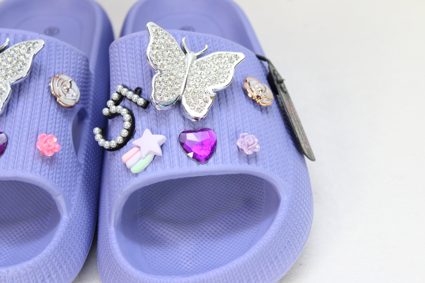Purple Butterfly Sandals