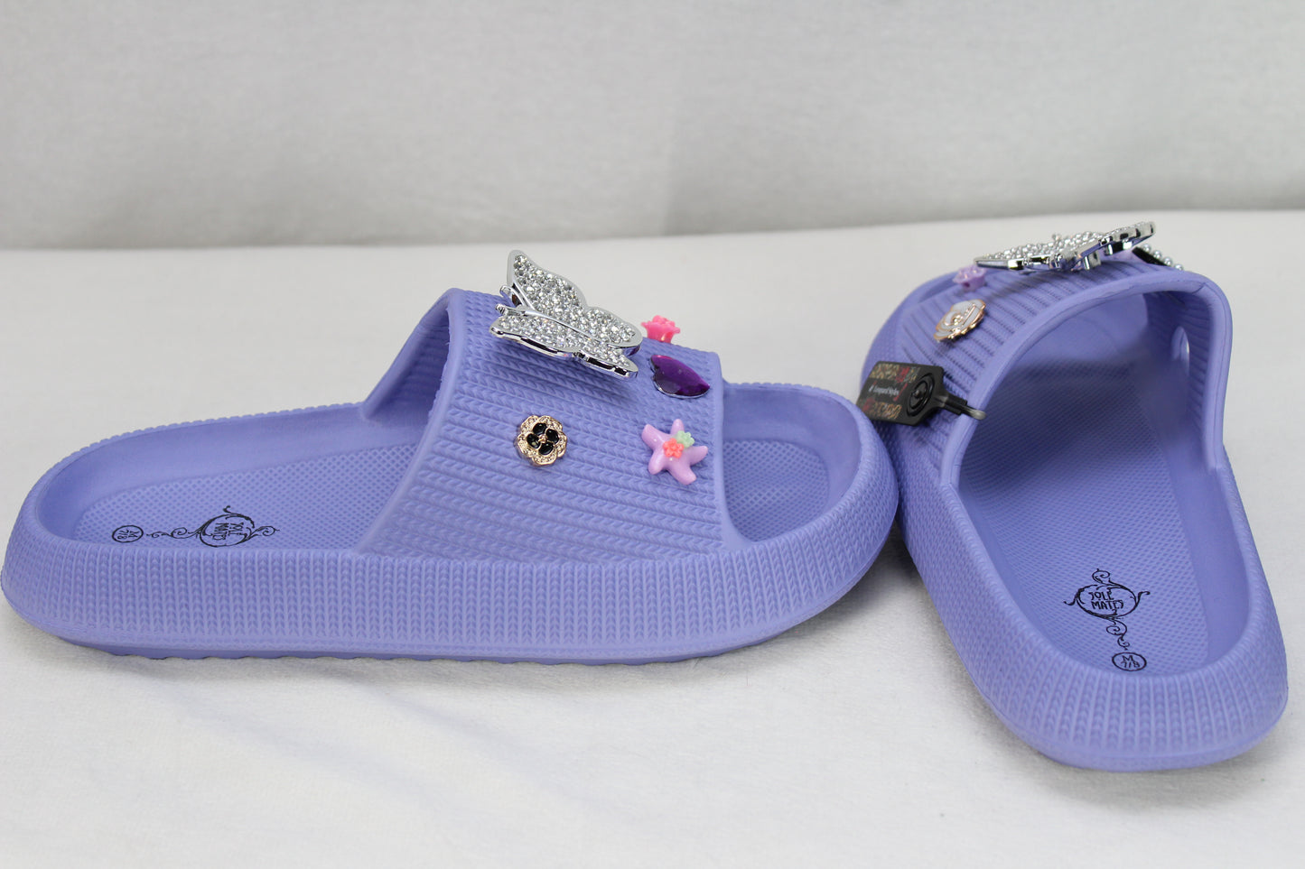 Purple Butterfly Sandals