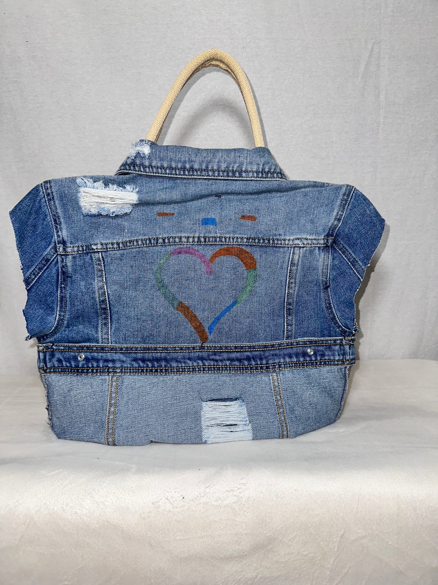 Jean Jacket Tote Bag